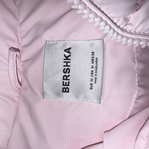 Bershka pink sleeveless jacket, size M