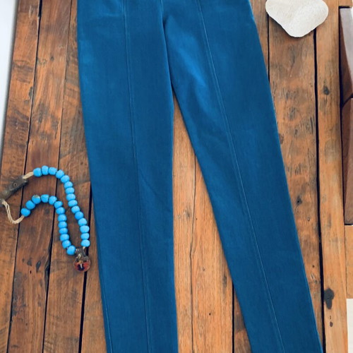 High-waisted pants Ioanna Kourbela new, blue, size S