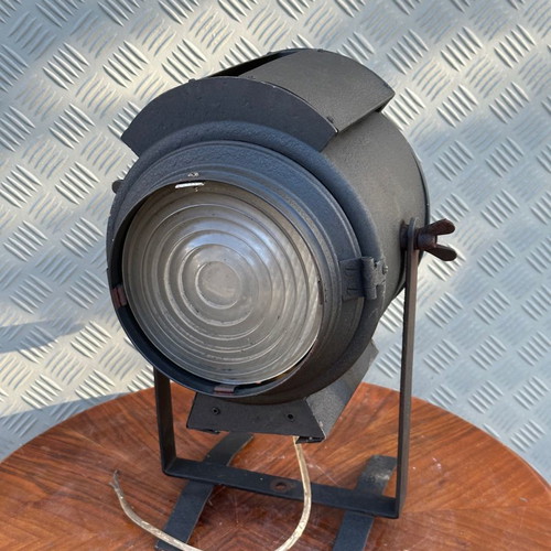 Old French theater projector used, functional