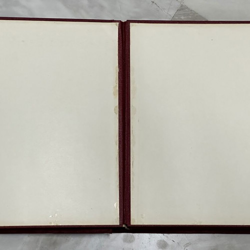 Album large empty used with thick cardboard pages
