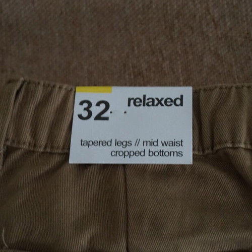 Sinsay men's beige pants size M new