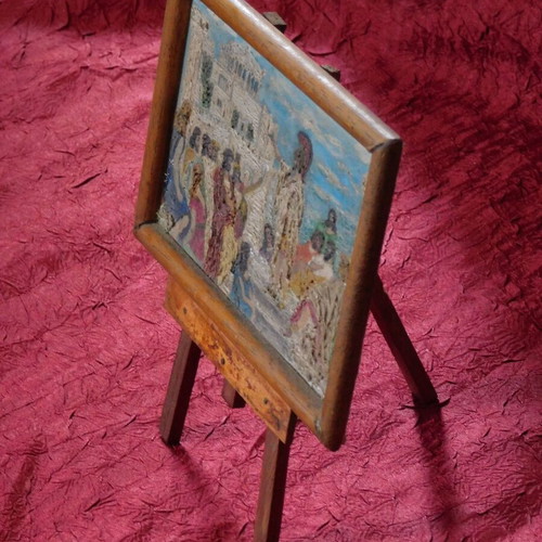 Painting panel used with tripod, Pericles ancient Greece, wooden