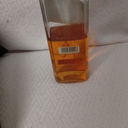 Johnnie Walker Red Label used half bottle