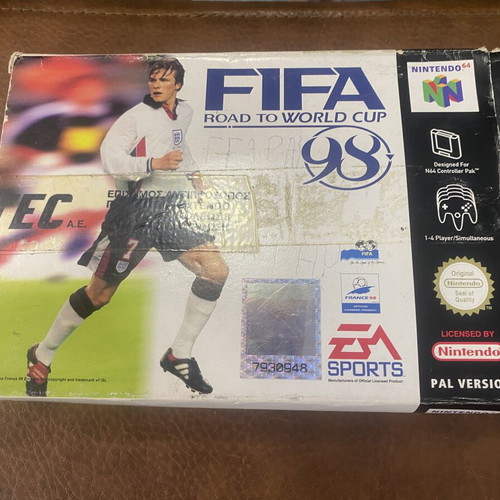 FIFA 98 Road to World Cup Nintendo 64 used, CIB