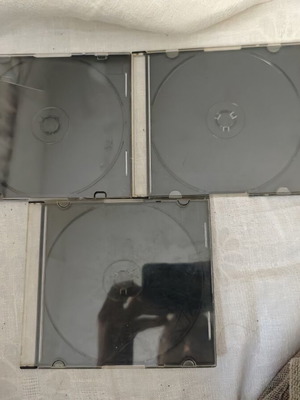 Θήκες για CD μεταχειρισμένες, πακέτο 3 τμχ