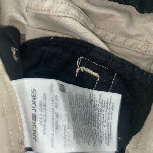 Jack & Jones Cargo Trousers White Pepper size 31 30 new beige