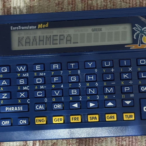 Hexaglot EuroTranslator MED electronic translator used