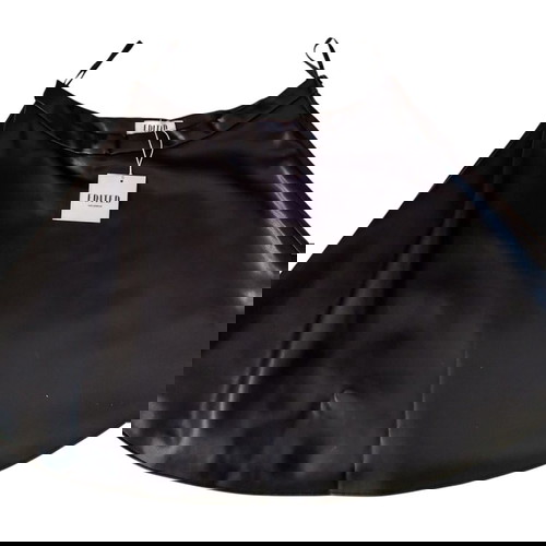 Δερμάτινη φούστα Edited καινούργια, μαύρη, μέγεθος XL / 42 / 14