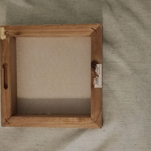 Cupcake framed art print like new 17x17 cm
