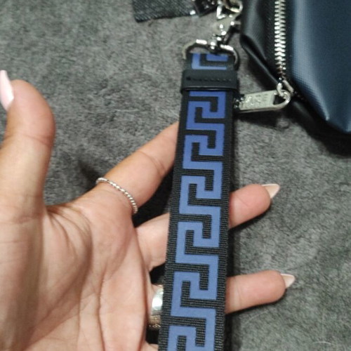 Versace Perfume Bag new, black and navy blue
