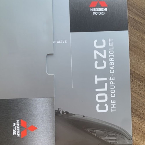 Mitsubishi Colt CZC brochure new, authentic prospectus