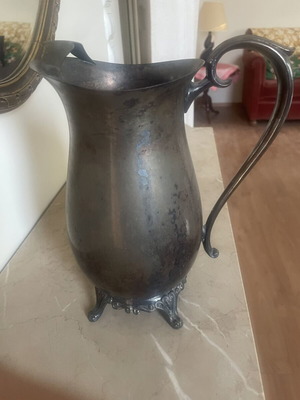 F. B. Rogers silver-plated jug, 24 cm height