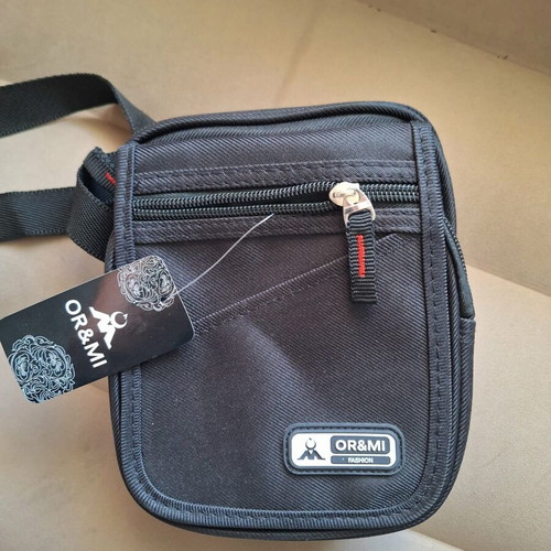 Unisex crossbody bag, black