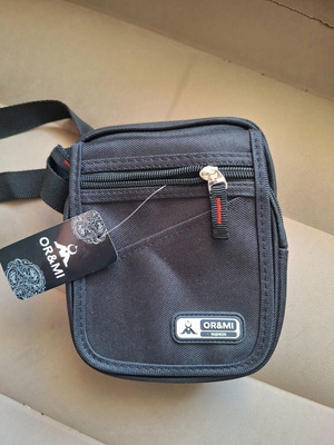 Unisex crossbody bag, black