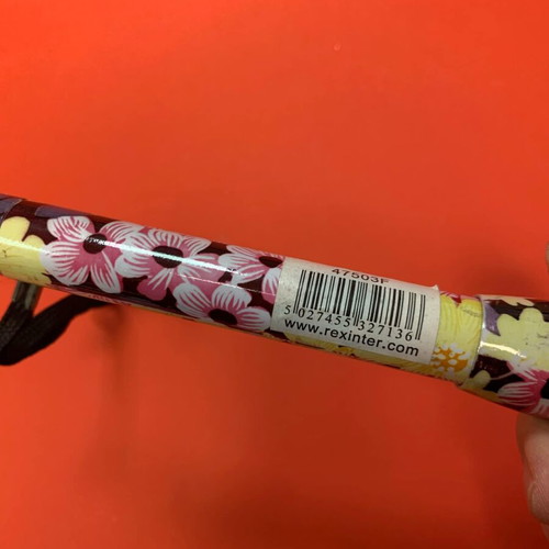 Flashlight with floral design