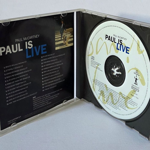 Paul McCartney Paul Is Live CD used, rock