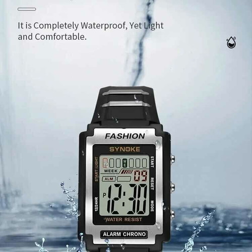 Synoke 9850 men's sports digital watch new, waterproof