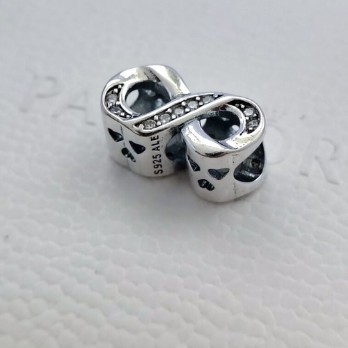 Pandora Sparkling Infinity Charm S925 ALE new with zirconia