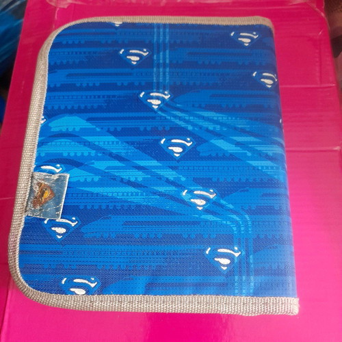 Superman pencil case used