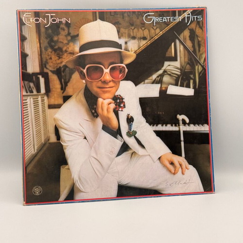 Elton John Greatest Hits vinyl record used