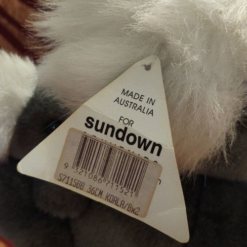 Authentic Sundown Koala plush with mom and 2 babies, new