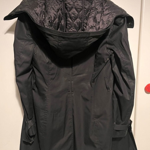 Burberry Brit trench coat women's black L like new