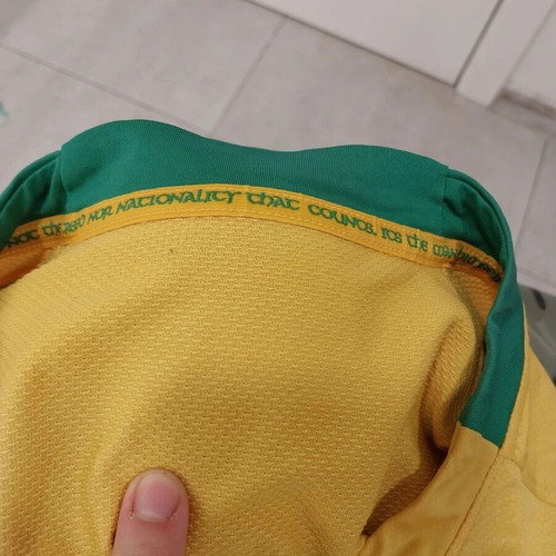 Celtic Glasgow 2008 2009 Away Football Shirt Jersey Yellow Nike used size L
