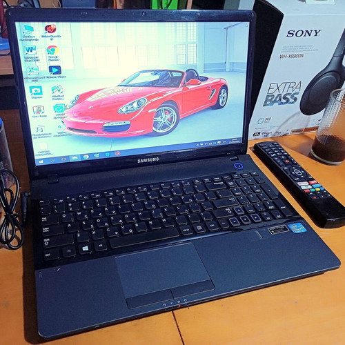 Samsung 300E laptop with Intel i3, 4GB RAM, 320GB HDD, Windows 10, Office