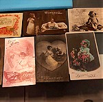  Λοτ 10 vintage cartes postales