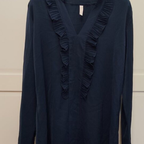Office blouse like new, dark blue, size S