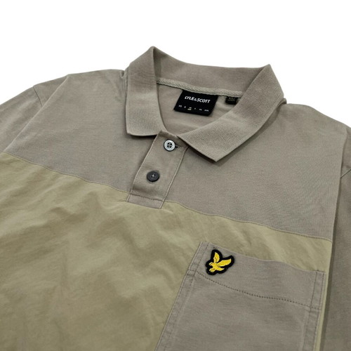 Lyle & Scott men's polo shirt like new, beige, size M
