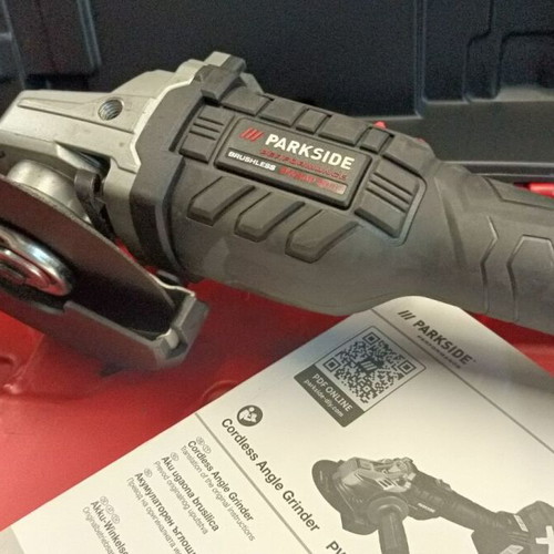 Parkside 20V Cordless Angle Grinder, brushless motor