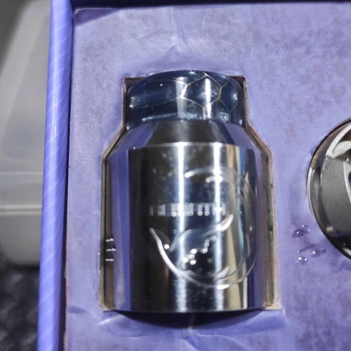 Rebirth RDA 24mm used Hellvape silver atomizer