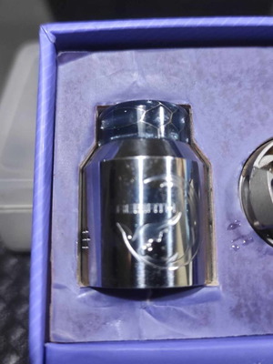 Rebirth RDA 24mm used Hellvape silver atomizer