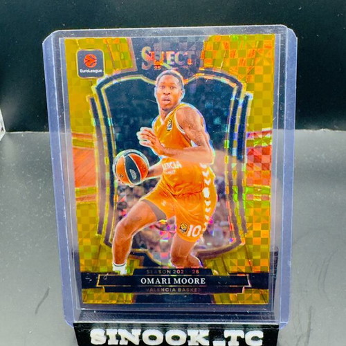 2025-26 Select Euroleague Omari Moore Lot New