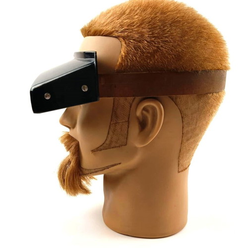 Magnifying headlamp used, bakelite, 1970s vintage