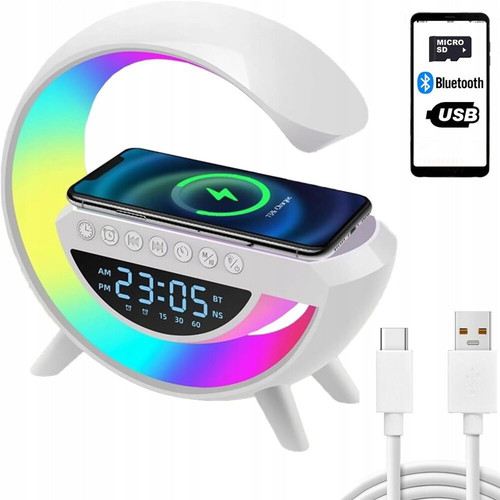 Wireless LED Lamp with Charger and Speaker new