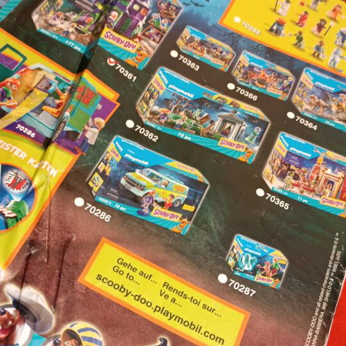 Playmobil magazines used, instructions, set of 2