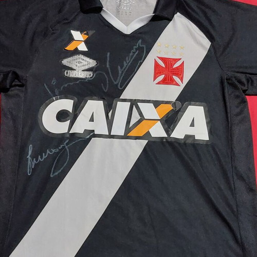Vasco de Gama Jersey vintage signed by Giovanni, Luciano, Leonardo, like new