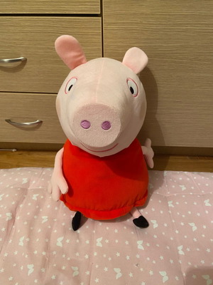 Λούτρινο Peppa pig μεγάλο με ήχο μεταχειρισμένο