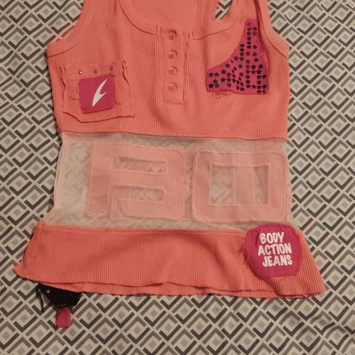 Body Action pink women's top, size S