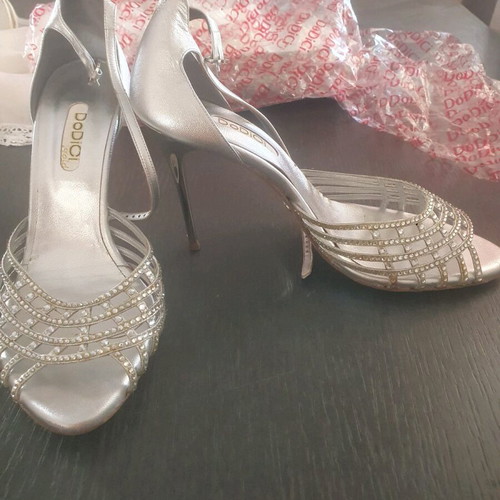 DoDiCi shoes 12cm heels new, size 41, silver pumps