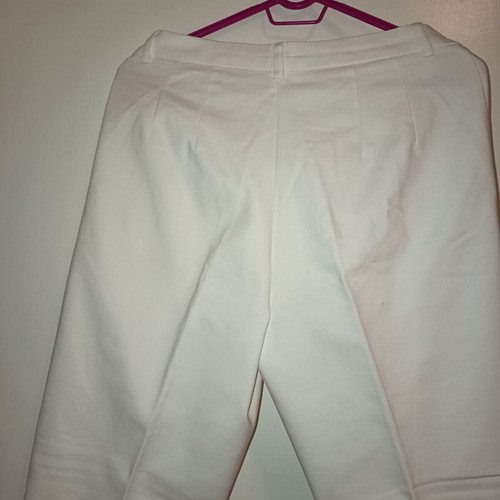 Stradivarius white women's pants medium size like new