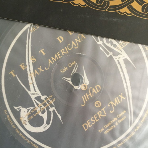 Test Dept. Pax Americana LP like new, electronic