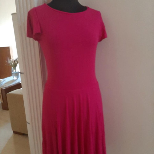 Handmade dress like new, elastic cotton-lycra fabric, size medium-large