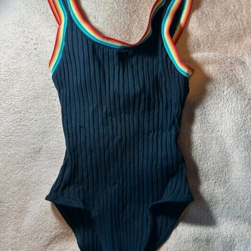 Bershka bodysuit like new, black, size XS