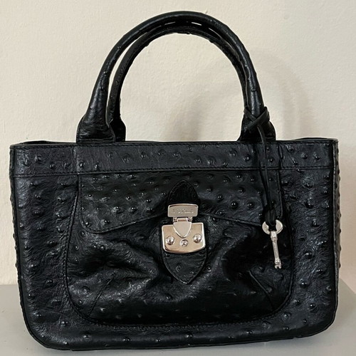 Furla handbag black and silver like new