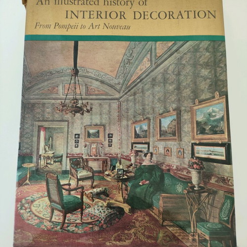 Interior Decoration book used, first edition 1964 Mario Praz