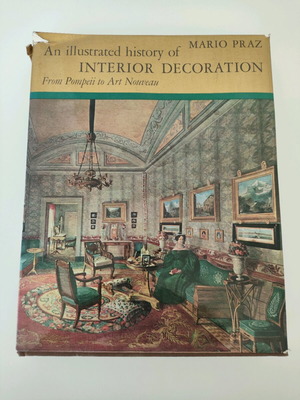 Interior Decoration βιβλίο μεταχειρισμένο, πρώτη έκδοση 1964 Mario Praz