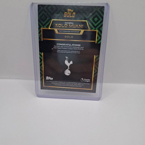 Topps Gold Premier League 25/26 Randal Kolo Muani Auto σαν καινούργιο /75